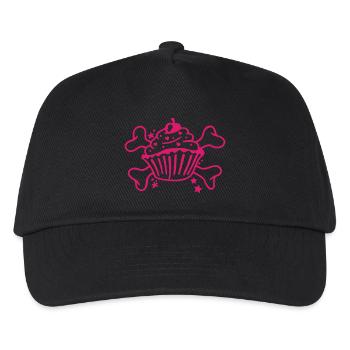 Muffin Kids - Kinder Basecap - Schwarz - Vorne
