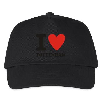 I LOVE TOTTENHAM - Kids’ Baseball Cap - black - Front