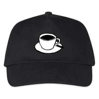cup of coffee - Kids’ Baseball Cap - black - Front