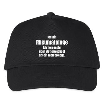Rheumatologe - Kinder Basecap - Schwarz - Vorne