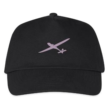 Sky Glider : Silhouette d’un planeur - Casquette de baseball Enfant - noir - Devant