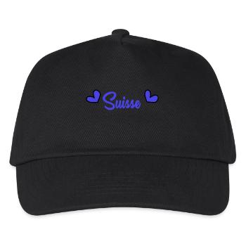 SUISSE. PAYS. GENEVE. HUMOUR. PAYS - Casquette de baseball Enfant - noir - Devant