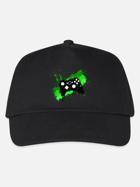 Box Graffiti Gamer - Kids’ Baseball Cap - black