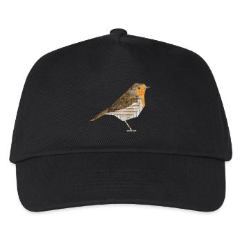 Robin - Kids’ Baseball Cap - black - Front