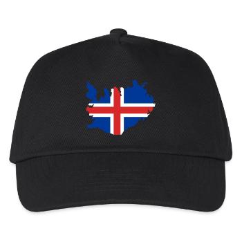Iceland - Kids’ Baseball Cap - black - Front