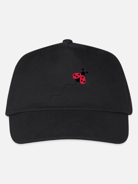 Marienkäfer - Kinder Basecap - Schwarz