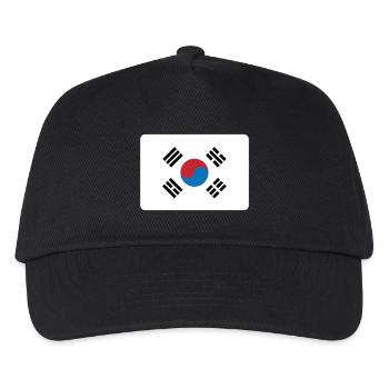 SOUTH KOREA FLAG - Kids’ Baseball Cap - black - Front