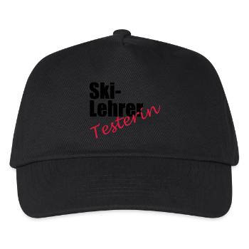Testeur de moniteur de ski - Casquette de baseball Enfant - noir - Devant