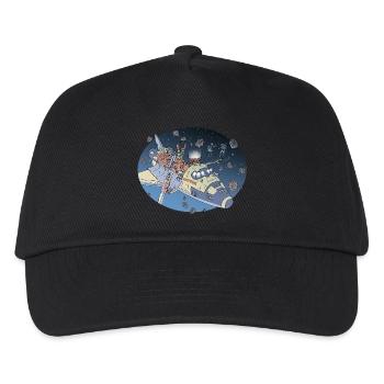 Space Adventure - Kids’ Baseball Cap - black - Front