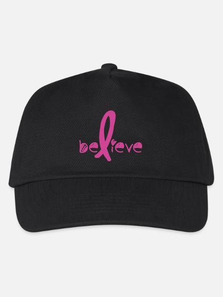 Believe Cancer Fight - Kinder Basecap - Schwarz