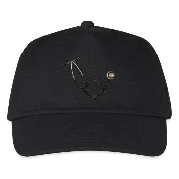 stéthoscope - Casquette de baseball Enfant - noir - Devant