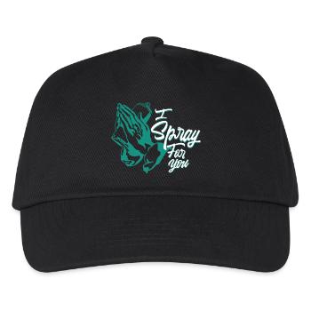 graffiti street tag religion spray hip hop banksy - Casquette de baseball Enfant - noir - Devant