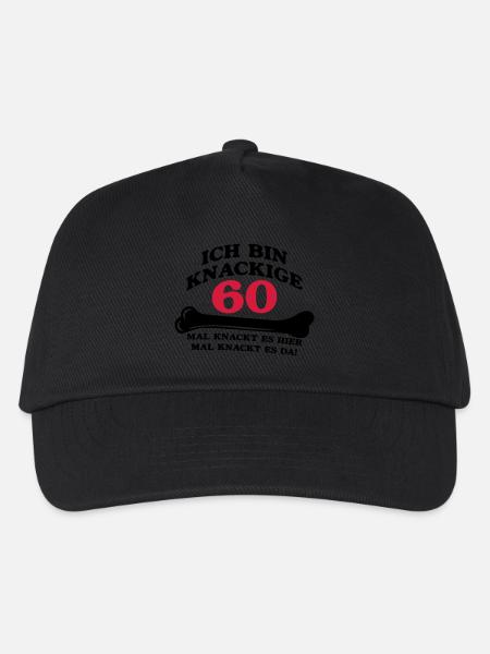 Geburtstag - Ich bin Knackige 60 - Kinder Basecap - Schwarz