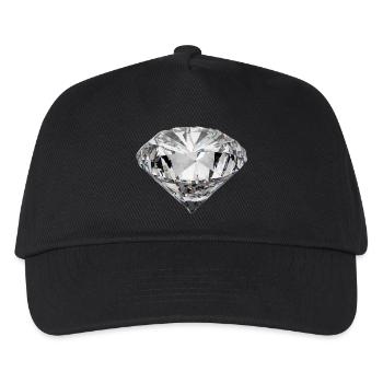 Diamant - Kinder Basecap - Schwarz - Vorne