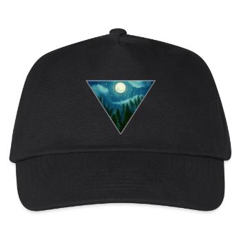 full moon - Kids’ Baseball Cap - black - Front