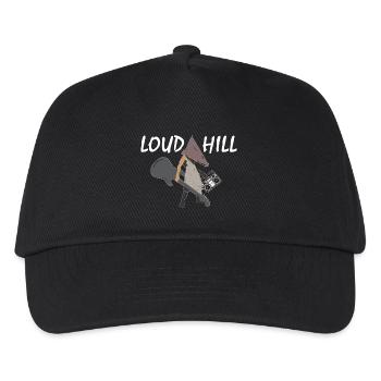 Idée de cadeau Monster Loud Hill Pyramide tête - Casquette de baseball Enfant - noir - Devant