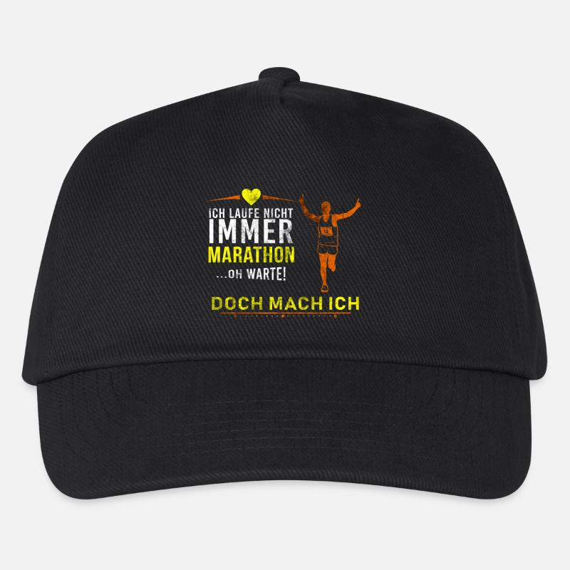 Marathon - Kinder Basecap - Schwarz