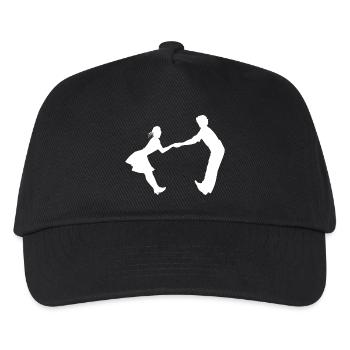 Dancing dance couple music dance music - Kids’ Baseball Cap - black - Front