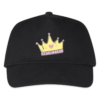 Princesse - Casquette de baseball Enfant - noir - Devant