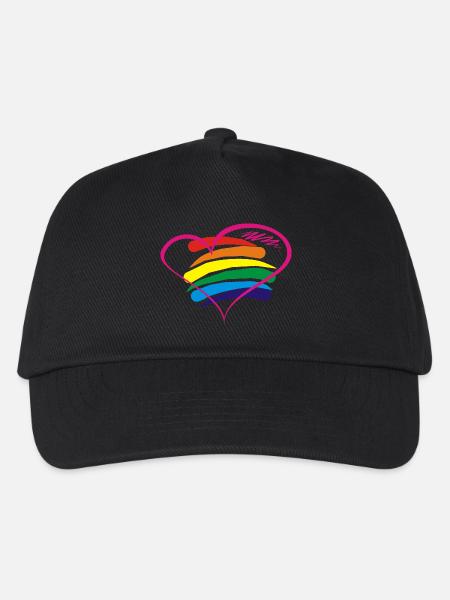 Pride - Kinder Basecap - Schwarz