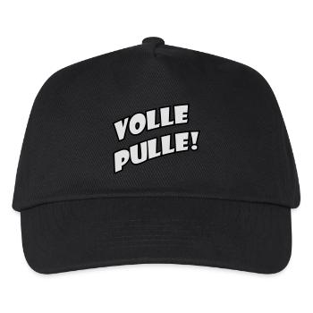 Volle Pulle! - Kinder Basecap - Schwarz - Vorne
