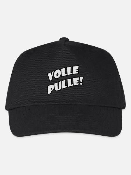 Volle Pulle! - Kinder Basecap - Schwarz