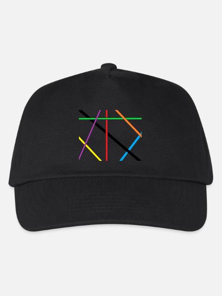 stripe - Kids’ Baseball Cap - black