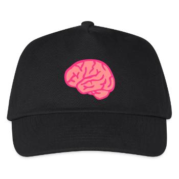 Gehirn Gehirn gehirn Hjerne cervello 111 - Kinder Basecap - Schwarz - Vorne