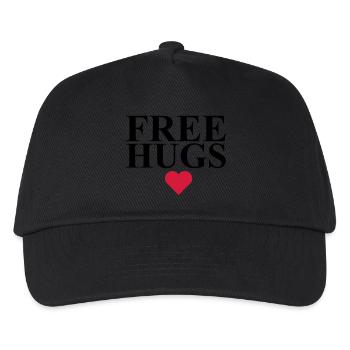 Free Hugs - Casquette de baseball Enfant - noir - Devant