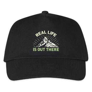 Real Life Is Out There - Kids’ Baseball Cap - black - Front