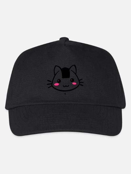 Onigiricat - chat onigiri - Kinder Basecap - Schwarz