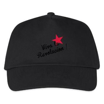 Viva la Revolucion ! - Casquette de baseball Enfant - noir - Devant