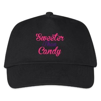 Sweeter Than Candy - Kinder Basecap - Schwarz - Vorne