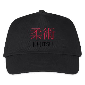 Ju-Jitsu - Kinder Basecap - Schwarz - Vorne