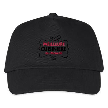 Meilleure CUISINIERE du monde (2c) - Casquette de baseball Enfant - noir - Devant