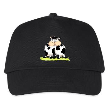 Twin Cows - Kinder Basecap - Schwarz - Vorne