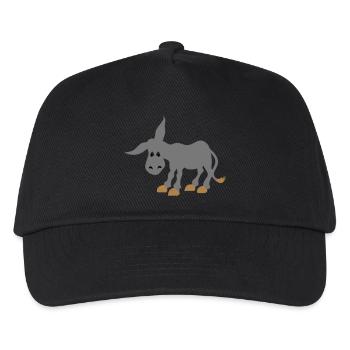 esel - Kinder Basecap - Schwarz - Vorne