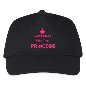 Princess - Kids’ Baseball Cap - black - Front