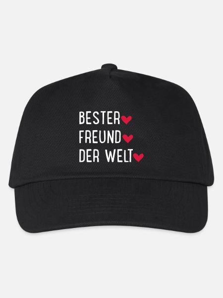 Freund - Kinder Basecap - Schwarz