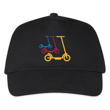 scooter électrique scooter scooter électrique fun enfant - Casquette de baseball Enfant - noir - Devant