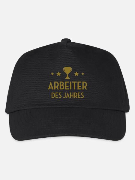 Arbeiter - Arbeiterin - Arbeit - Gewerkschaft - Kinder Basecap - Schwarz