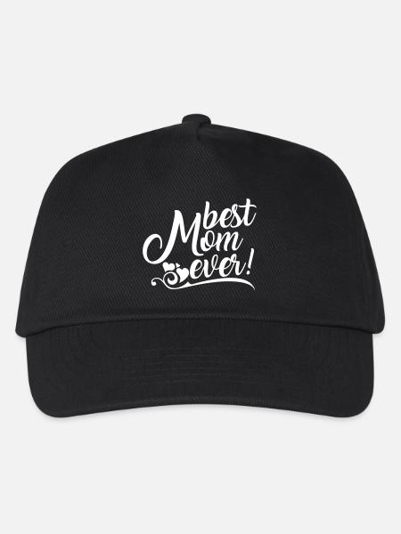 Best Mom ever! - Casquette de baseball Enfant - noir