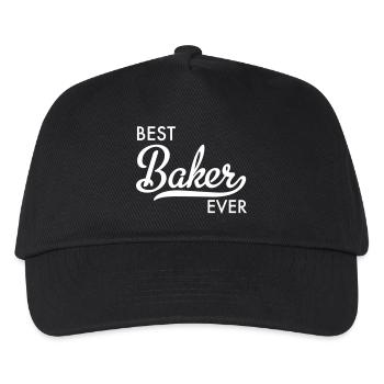baker - Kids’ Baseball Cap - black - Front