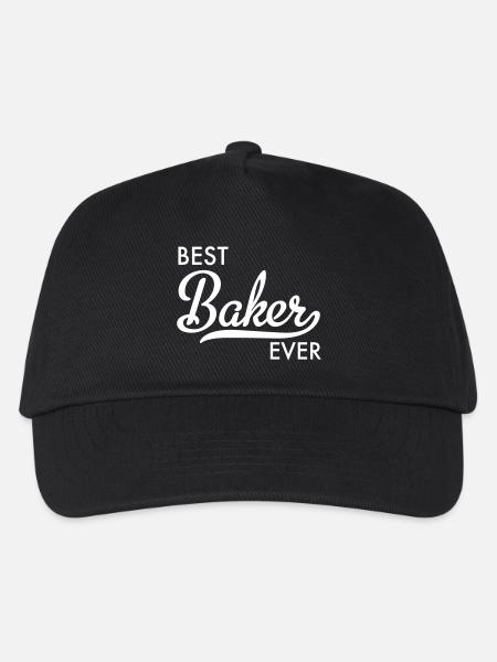 Bäcker - Kinder Basecap - Schwarz