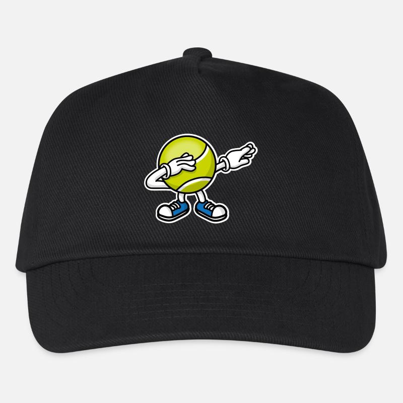 Dab dabbing tennis ball﻿ - Kinder Basecap - Schwarz