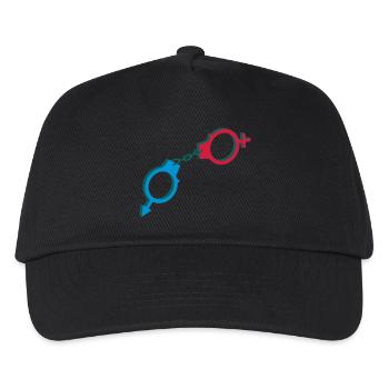 Menottes symbole masculin et féminin - Casquette de baseball Enfant - noir - Devant