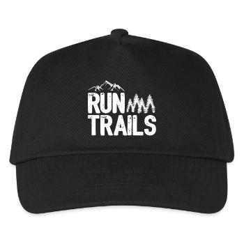 Run Trails - Casquette de baseball Enfant - noir - Devant