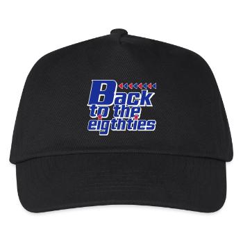 Back to the Eighties Retro - Kids’ Baseball Cap - black - Front