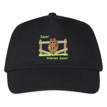 Unschuldiges Pony - Kinder Basecap - Schwarz - Vorne