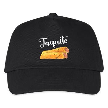 Taco Taquito Match - Kids’ Baseball Cap - black - Front